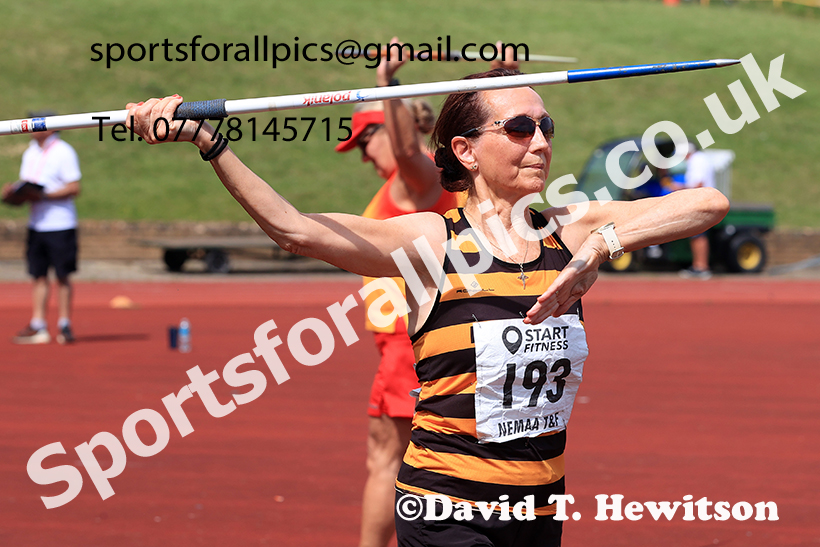 Womens javelin, 2025 NEMAA Track and Field, Monkton. Photo: David T. Hewitson/Sports for All Pics